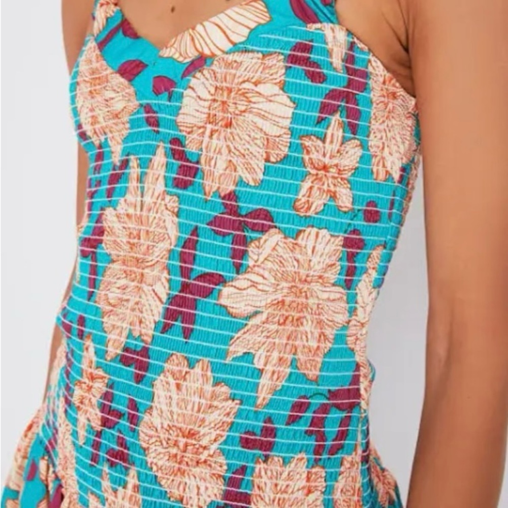 AUTUMN ADEIGBO NWOT Cassie Floral Smocked Sun Dress - Size 2 - Picture 5 of 12